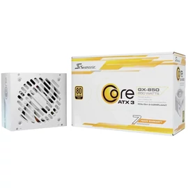 Seasonic 850W 80+ Gold Core GX 850 White tápegység