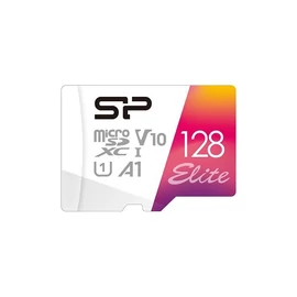 Silicon Power 128GB MicroSDXC UHS-I V10 A1 + adapterrel memóriakártya
