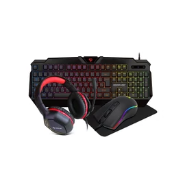 Silverline CM120 Gaming Combo Set 4in1 Black HU billentyűzet