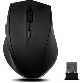 Speedlink Calado Silvent Wireless mouse Black egér