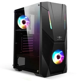 Spirit Of Gamer Rogue V Tempered Glass Black gépház