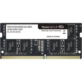 TeamGroup 16GB DDR4 3200MHz Elite SODIMM notebook memória