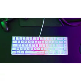 The G-Lab Keyz Hydrogen Keyboard White HU billentyűzet