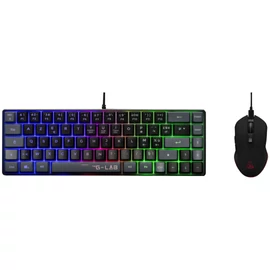 The G-Lab Keyz Hydrogen Keyboard Combo Black HU billentyűzet
