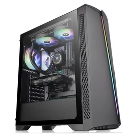 Thermaltake H350 Tempered Glass RGB Black gépház