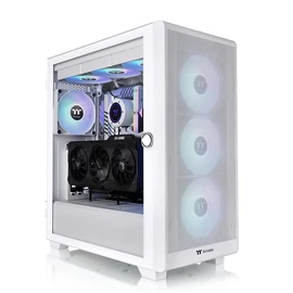 Thermaltake S250 ARGB Tempered Glass Snow White gépház