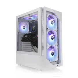 Thermaltake View 200 TG ARGB Tempered Glass Snow White gépház