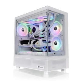 Thermaltake View 270 ARGB Tempered Glass Snow White gépház