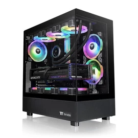 Thermaltake View 270 ARGB Tempered Glass Black gépház