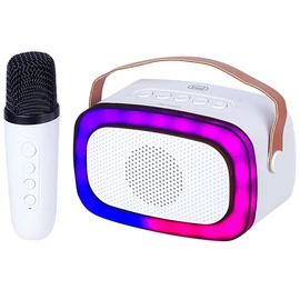 Trevi XR8A01 Mini Bluetooth Karaoke Party Speaker for Kids White hangszóró
