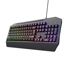Trust GXT 836 Evocx Illuminated Gaming Keyboard Black HU billentyűzet