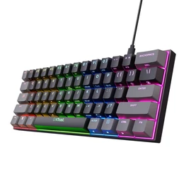Trust GXT867 Acira Mechanical RGB Keyboard Black US billentyűzet