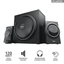 Trust Yuri 2.1 Speaker Set Black hangszóró