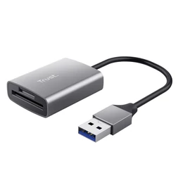 Trust Dalyx Fast Aluminium USB Cardreader kártyaolvasó