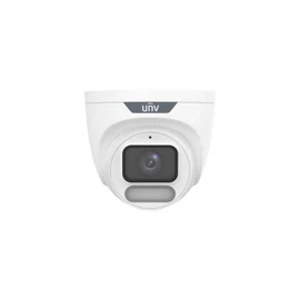Uniview Easystar Colorhunter 4MP OwlView Wise-ISP turret dómkamera, 2.8mm fix objektívvel, mikrofonnal