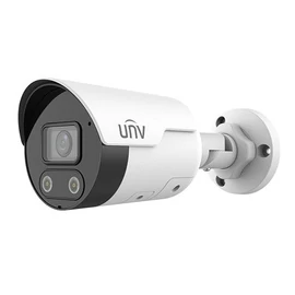 Uniview Easystar 2MP ColorHunter csőkamera, 2.8mm fix objektívvel, mikrofonnal és hangszóróval IP kamera