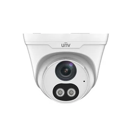 Uniview Easystar 2MP Colorhunter turret dómkamera, 4mm fix objektívvel, mikrofonnal és hangszóróval IP kamera