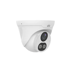 Uniview Easystar 4MP Colorhunter turret dómkamera, 2.8mm fix objektívvel, mikrofonnal és hangszóróval (DL) IP kamera