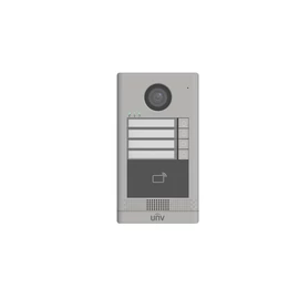 Uniview OEU-202S-HMK4 4 lakásos kültéri egység fém előlappal kaputelefon