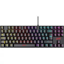 Ventaris Malevik RGB Mechanical Red Switch Gamer Keyboard Black HU billentyűzet