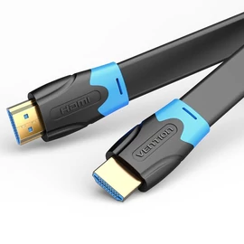 Vention Flat HDMI A male - HDMI A male cable 2m Black kábel