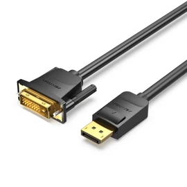 Vention DisplayPort to DVI Cable DP to DVI-D 24+1 Cable 1m Black kábel