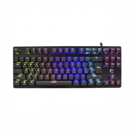 White Shark GK-1925 Spartan RGB Blue Switch Mechanical Keyboard Black US billentyűzet