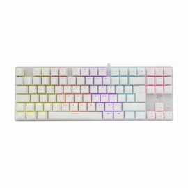 White Shark GK-2106W Commandos Blue Switch Mechanical Gaming Keyboard White HU billentyűzet