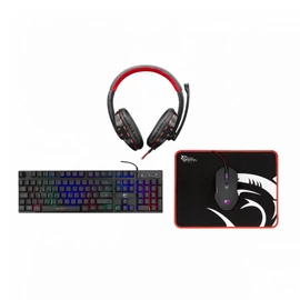 White Shark Comanche 3 Gaming Keyboard Combo Black HU billentyűzet