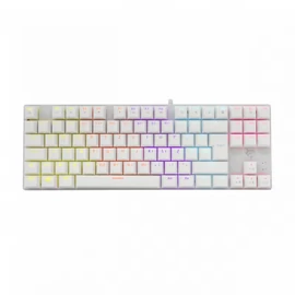 White Shark GK-2106W Commandos Red Switch Mechanical Gaming Keyboard White US billentyűzet