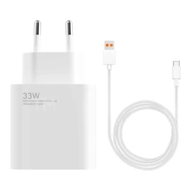 Xiaomi 33W Charging Combo (Type-A) Wall Charger White töltő