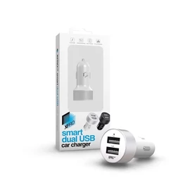 xPRO Smart Dual USB Car Charger White töltő