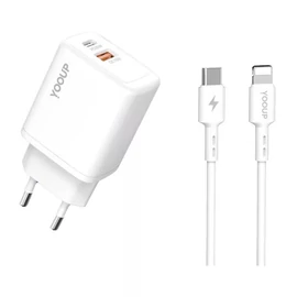 YOOUP NC56-D 20W Lightning cable 1m White töltő
