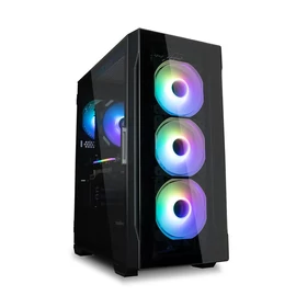Zalman I3 Neo TG Tempered Glass Black gépház