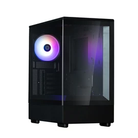 Zalman P10 Tempered Glass Black gépház