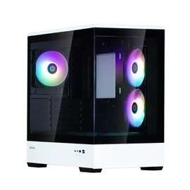 Zalman P30 BW Tempered Glass Black/White gépház