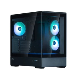 Zalman P30 V2 Tempered Glass Black gépház