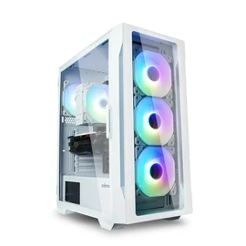Zalman I3 Neo TG Tempered Glass White gépház