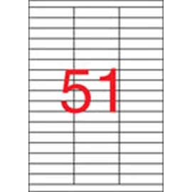Etikett, univerzális, 70x16,9 mm, APLI, 5100 etikett/csomag