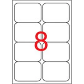 Etikett, univerzális, 99,1x67,7 mm, kerekített sarkú, APLI, 800 etikett/csomag