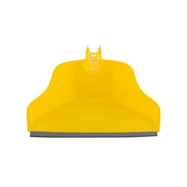 Szemeteslapát, gumiéllel, BONUS "Handrix HACCP", sárga