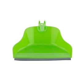 Szemeteslapát, gumiéllel, BONUS "Handrix HACCP", zöld