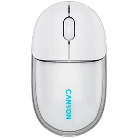 Egér, vezeték nélküli, dual-mode kapcsolat, optikai, CANYON "OnClick 24", fehér