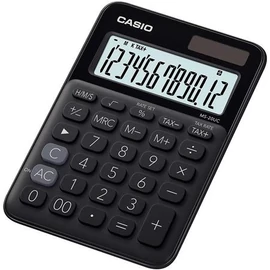 Számológép, asztali, 12 számjegy, CASIO, "MS 20 UC", fekete