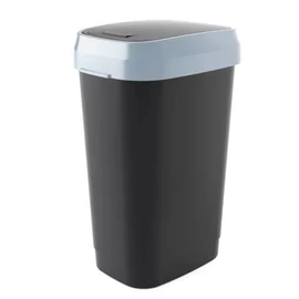 Billenős szemetes, 50 l, CURVER "Dual", fekete