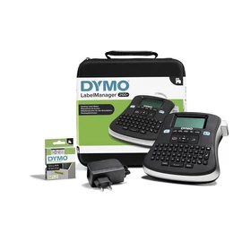 Elektromos feliratozógép, DYMO "LM 210D" készlet táskában