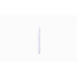 Kés, műanyag, többször használatos, 18,5 cm, 50 db "Venus", fehér