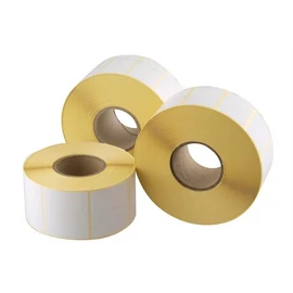 Etikett, thermo, 40x70 mm, 1000 etikett/tekercs, fehér