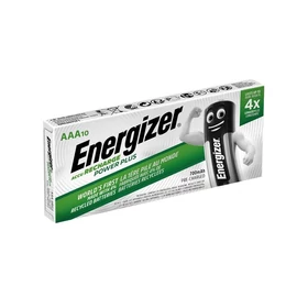 Tölthető elem, AAA mikro, 10x700 mAh, előtöltött, ENERGIZER "Extreme"
