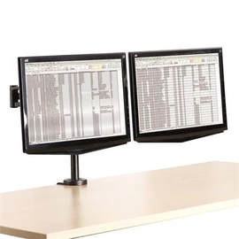 Monitortartó kar, kettő monitorhoz, FELLOWES "Vista™"